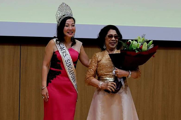 Jessie and her mum Madam Chin participating in a grassroots Mother’s Day charity event in May 2019 to promote mental wellbeing