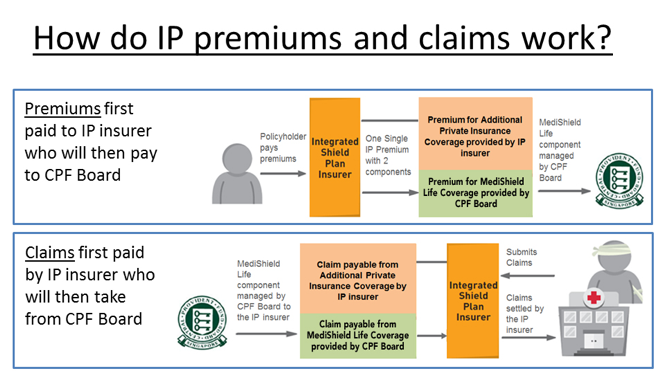 How do IP Premiums and Claims Work